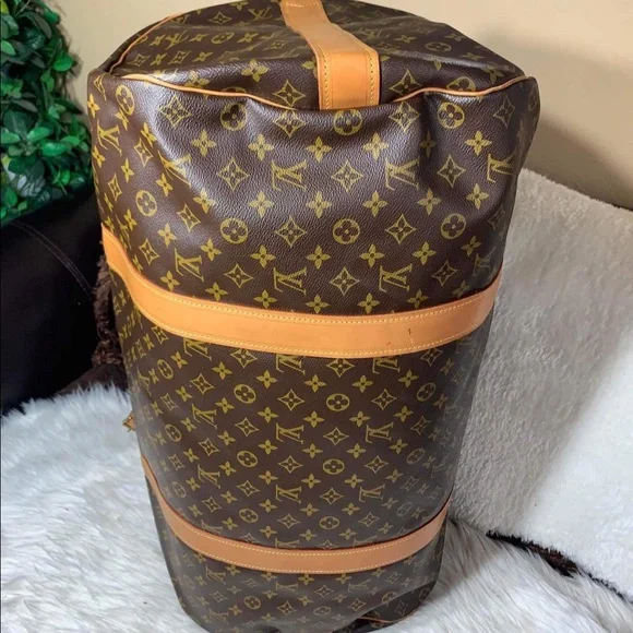 💎✨LARGE RARE✨💎 KEEPALL POLOCHON 65 Louis Vuitton TRAVEL - Picture 8 of 16